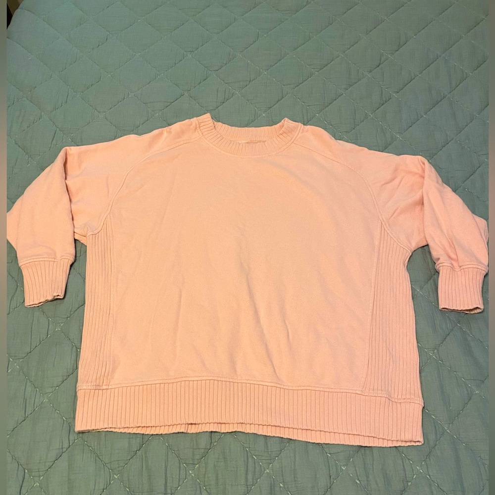 Aerie Oversized Pink Sweatshirt